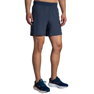 Men's Brooks Sherpa 7" Short in Blue Slate