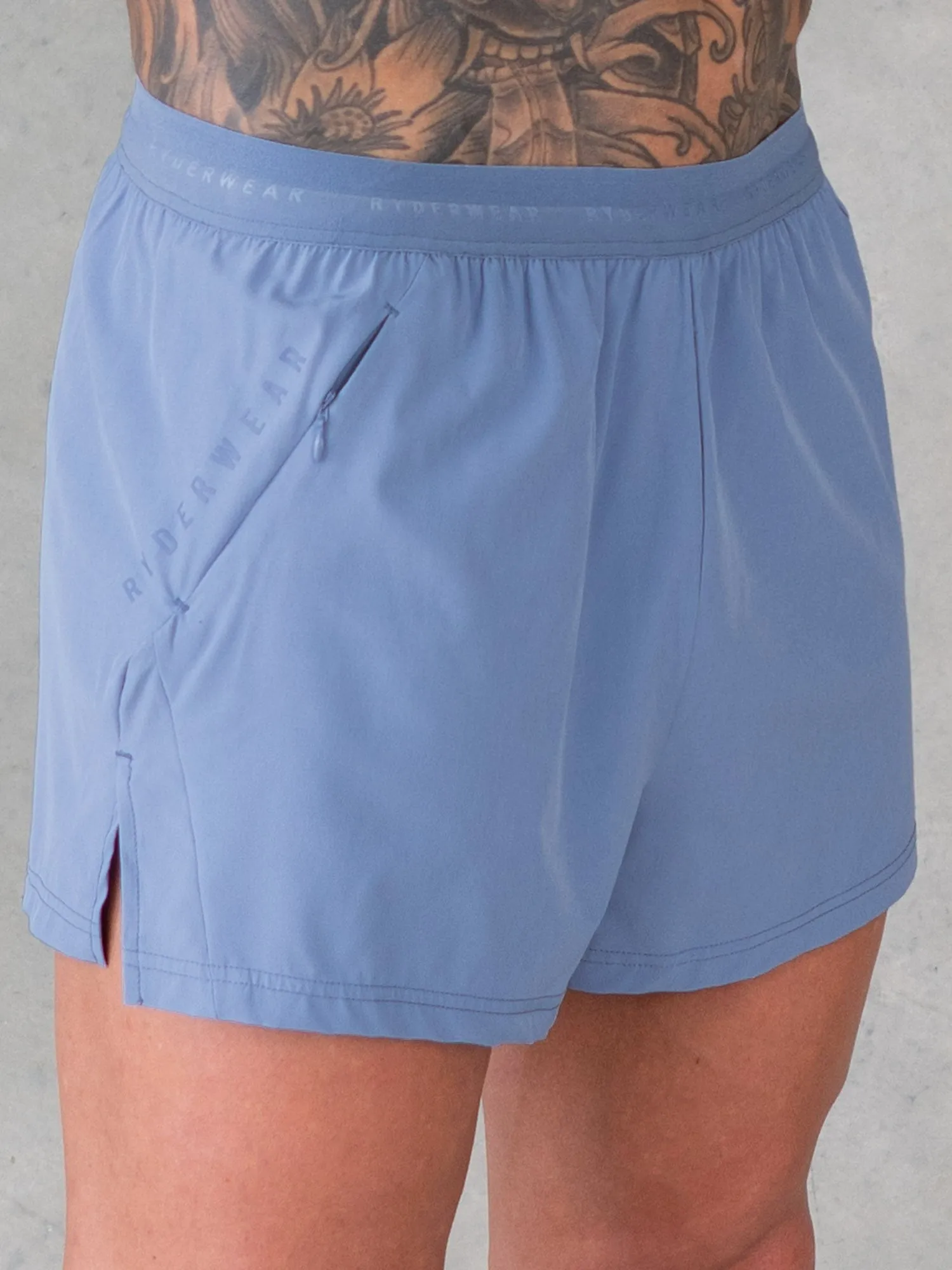 3" Training Shorts - Denim Blue