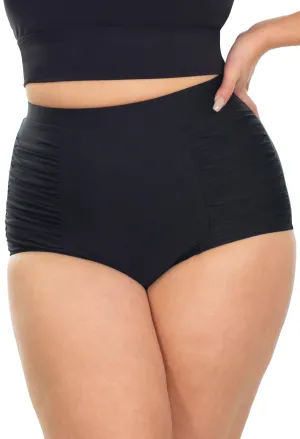 Black High Waisted Bikini Bottom