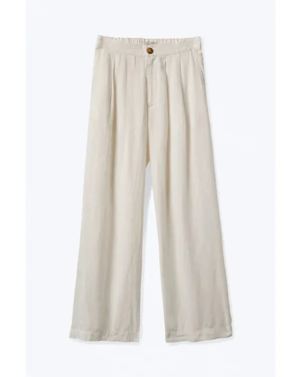 Brixton Vintage Linen Wide Leg Pant