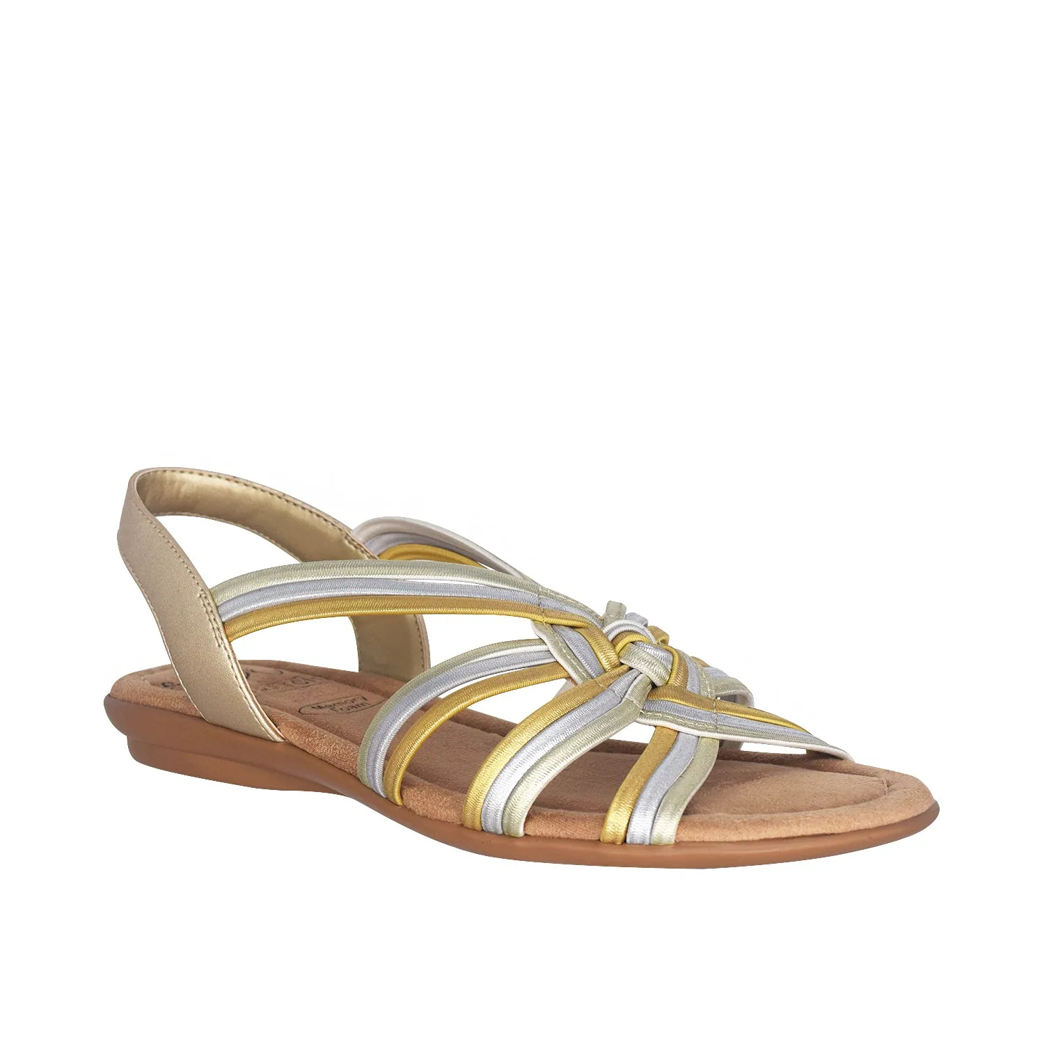 Bryce Stretch Elastic Sandal with Memory Foam