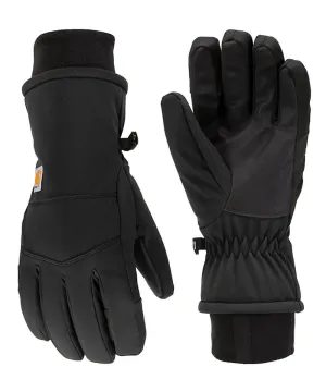 Carhartt Women's Storm Defender Insulated Softshell Gloves - Black