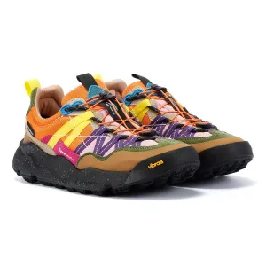 Flower Mountain Iwano Suede/Nylon Orange Trainers