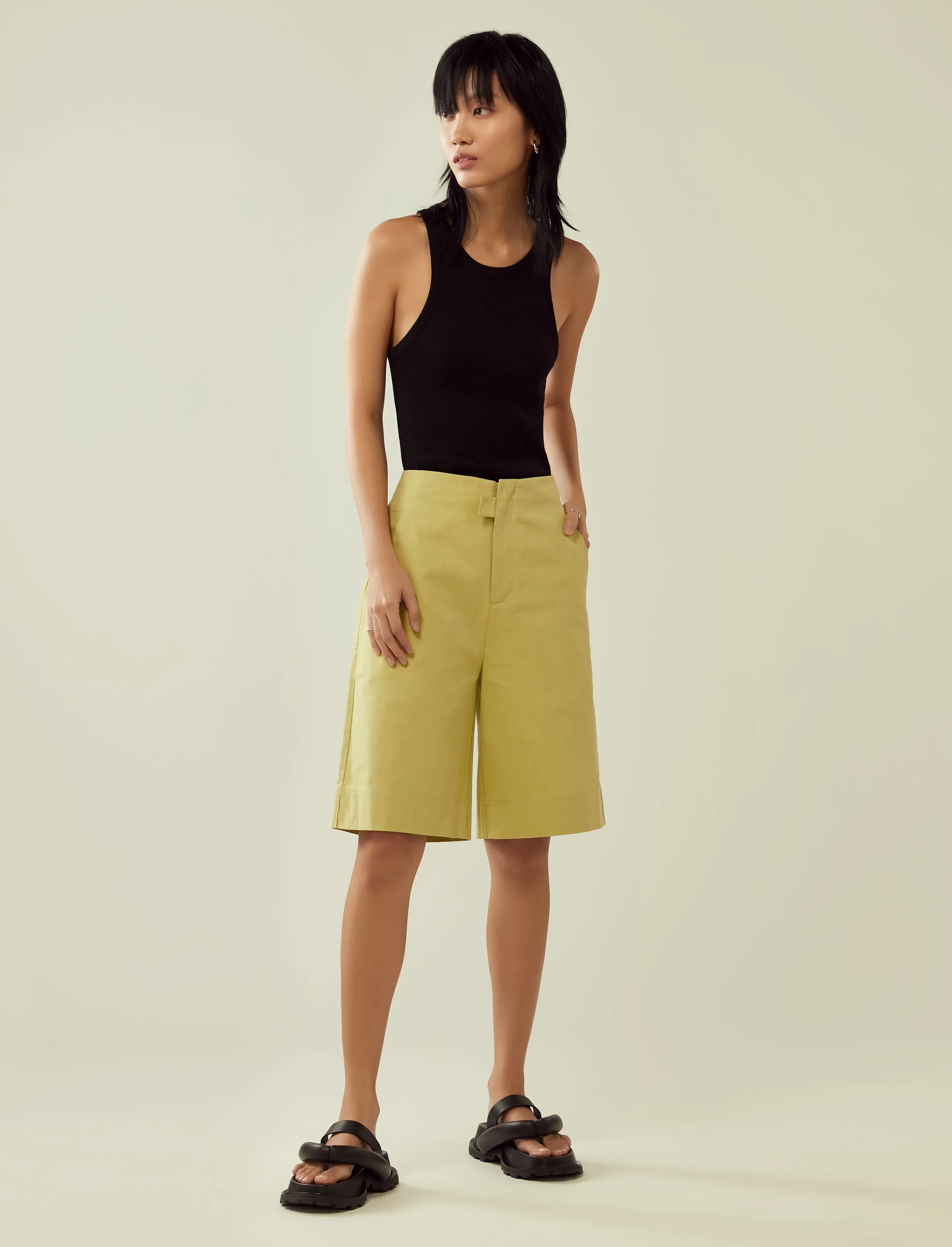 high waisted bermuda shorts