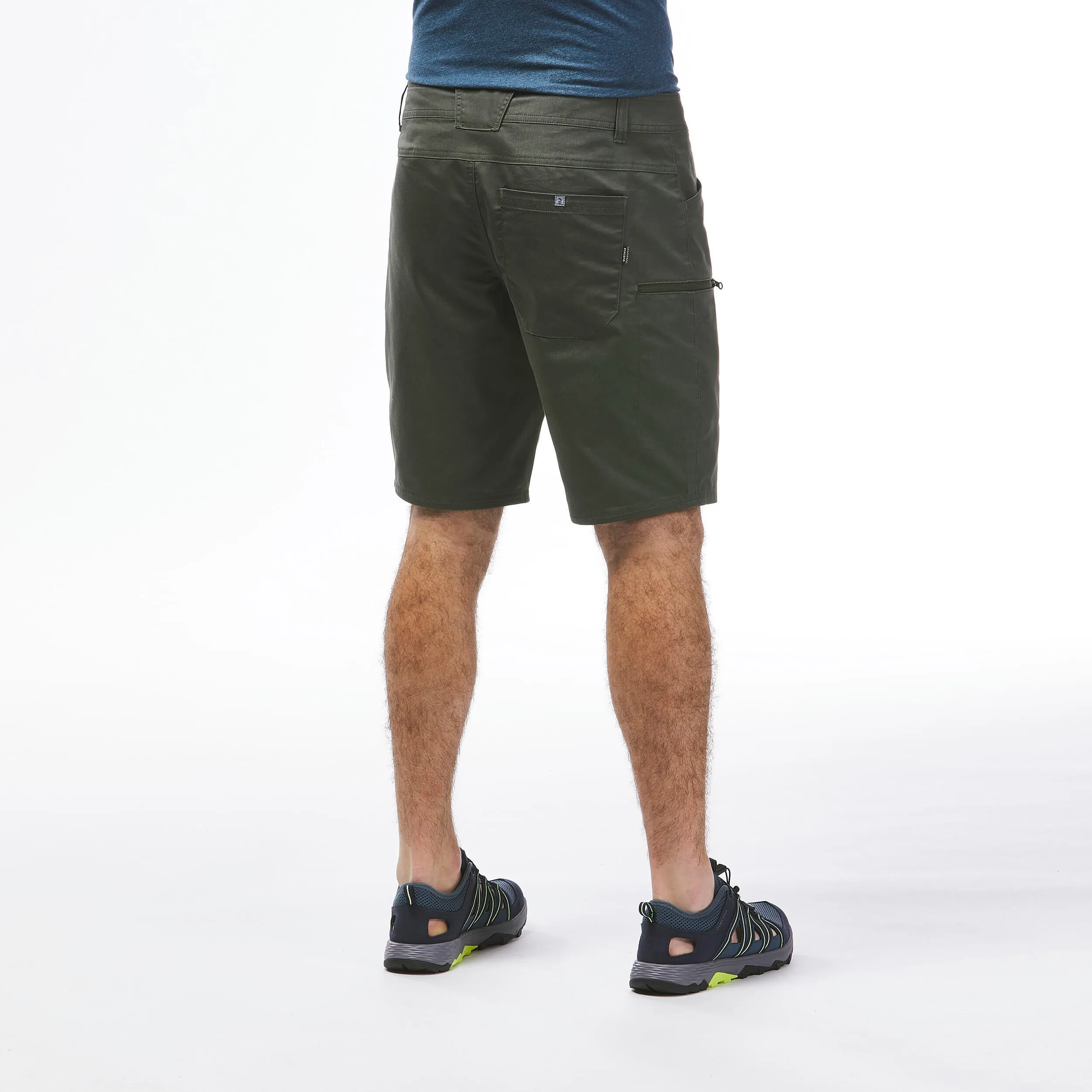 Men's hiking shorts Quechua NH500, olive