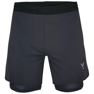 Mens Tern 2-In-1 Trail Shorts (Graphite)