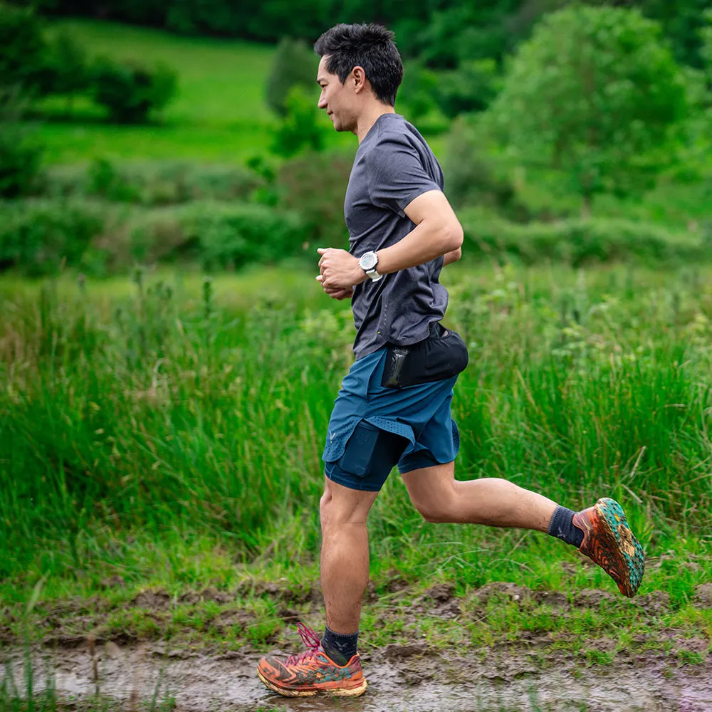 Mens Tern 2-In-1 Trail Shorts (Petrol)