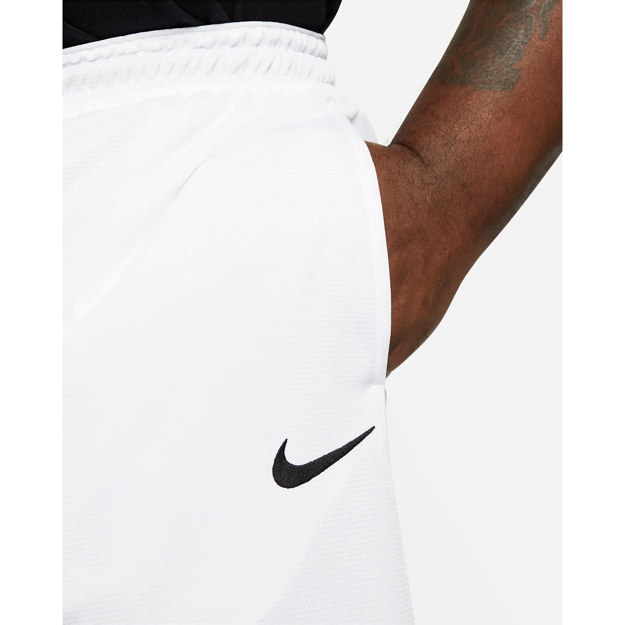 Nike Men's Dri Fit Icon Shorts - White / Black