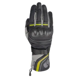 Oxford Montreal 4.0 Men Waterproof Motorcycle Gloves Black Grey Yellow