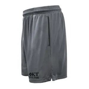 Phi Tau 7in Grey Pocketed Shorts