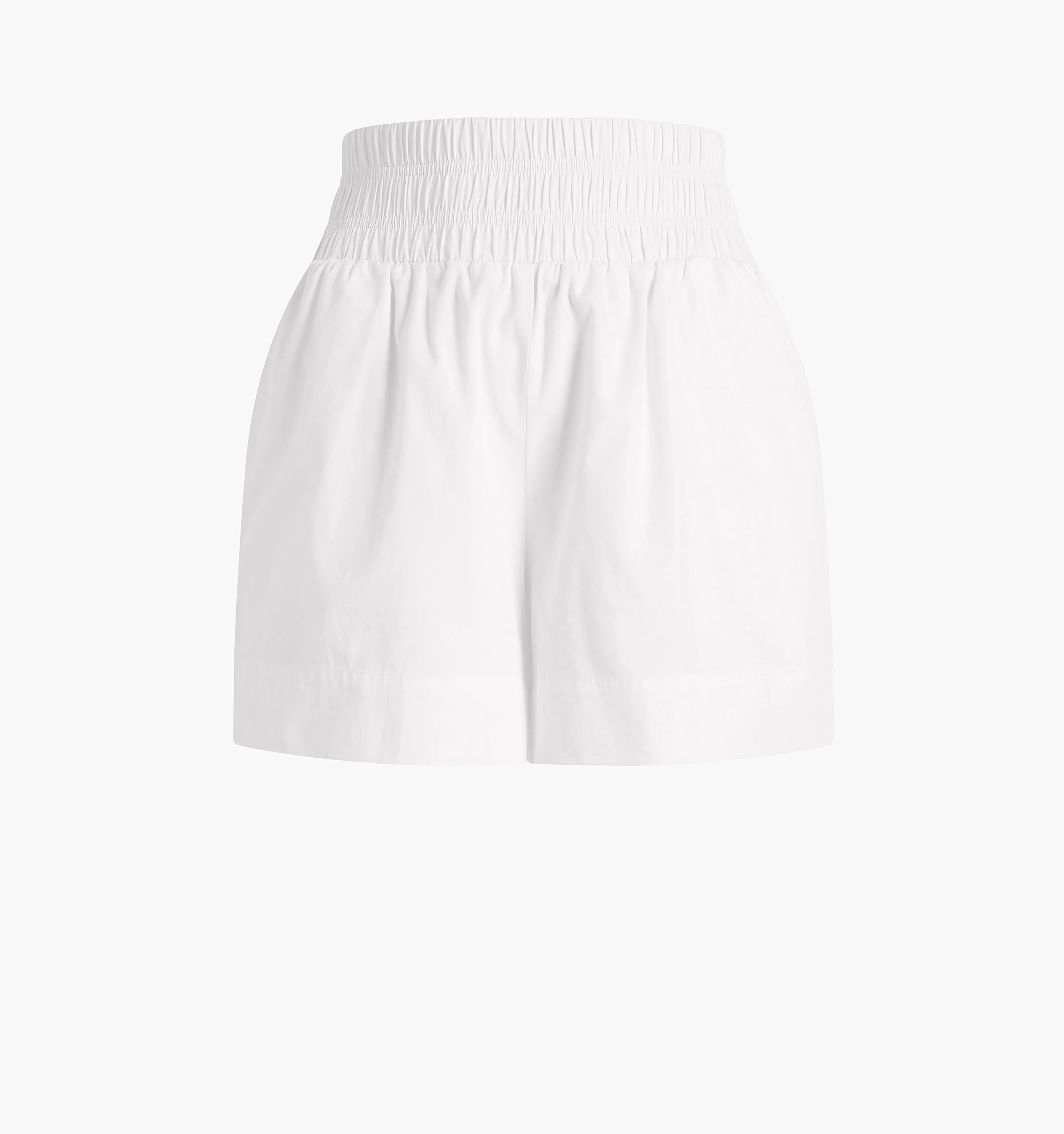 The Livie Nap Shorts - White Cotton