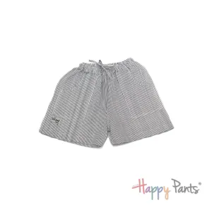 White Stripy Happy-Pants Shorts - Youth Collection