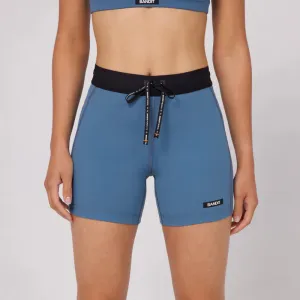 Womens Gridlock™ 5 Inch Women's Compression Shorts - Steel Blue